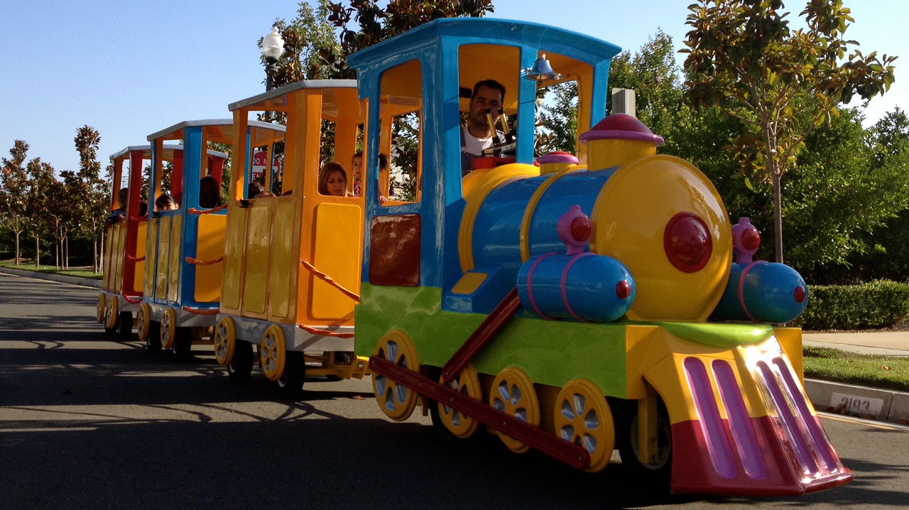 Trackless Train Rental san diego best train for birthday parties in